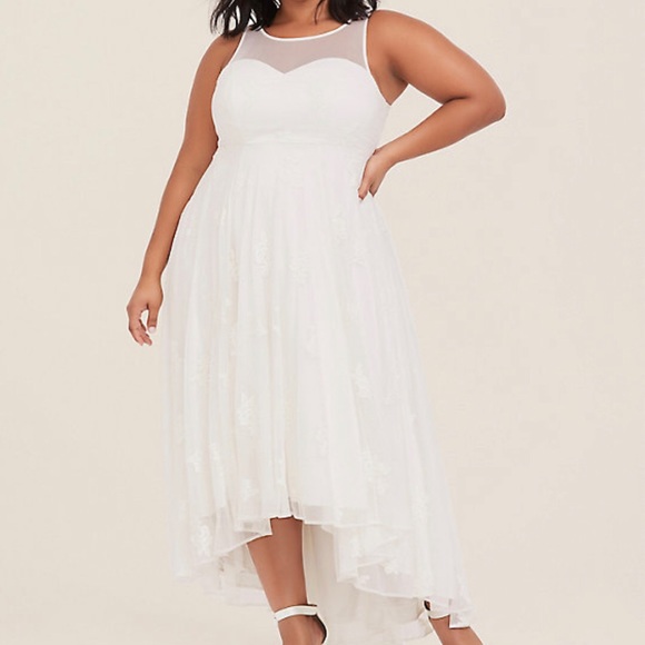 white party dress size 18